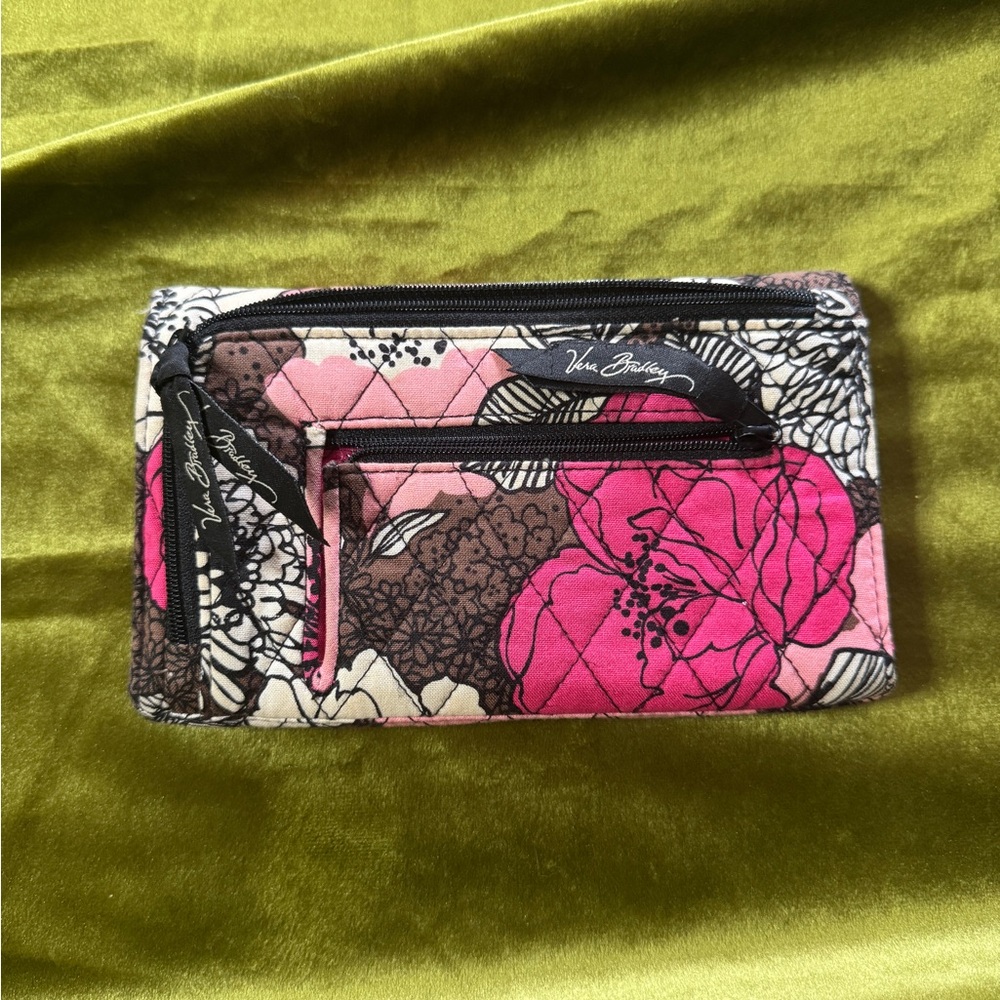 Vera Bradley Pink and Brown Floral Women's Bag